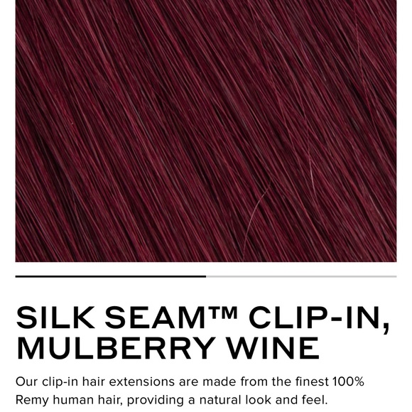 16” Bellami silk seam clip in extensions- real human hair